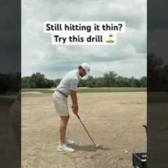 Hitting Your Irons Thin? You NEED To Try This Drill 🤝⛳️