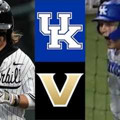 Kentucky vs #9 Vanderbilt (ABSOLUTELY INCREDIBLE!) | G2 | 2025 College Baseball Highlights