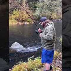 HUGE Salmon on the FIRST CAST