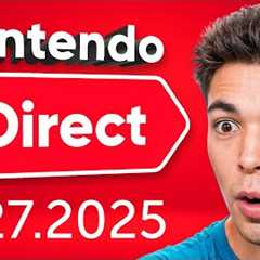 🔴 Nintendo Direct 3.27.2025 Reaction! - EmSwizzle