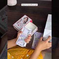 Raksha bandhan gift for sister || Money surprise pop up box 😍