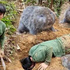 digging skills to catch bamboo rats, trapping wild chickens, building shelters, survival farm