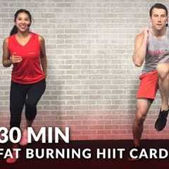 30 Minute Fat Burning HIIT Cardio Workout at Home for Women & Men - 30 Min Cardio Workouts