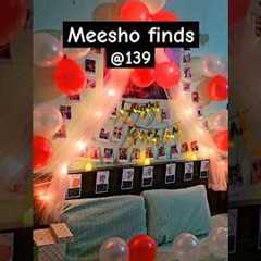 Birthday Decoration Meesho | Meesho finds with 150 #meesho #birthday #ytshortsvideo