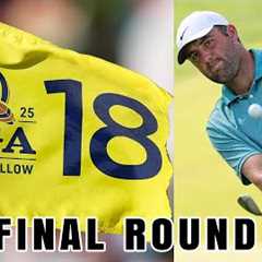 🔴Live PGA championship 2025 :Scottie Scheffler surges atop leaderboard as tournament final round