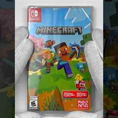 New Minecraft Nintendo Switch 2025 Unboxing! #asmr