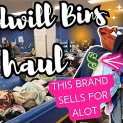 You Either Know These Brands, Or You Don't! ~ Goodwill Outlet Bins Thrift Haul With BRANDS THAT SELL