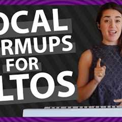 Beginner ALTO Vocal Exercises - Easy 10 minute warmup | 30 Day Singer