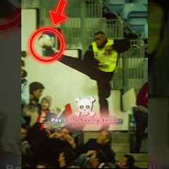 Ronaldo’s Shot Almost Took Out Security! 💀 | #ronaldo #skills #shorts