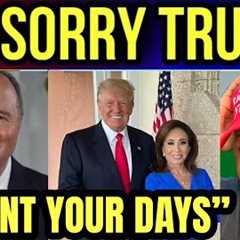 Adam Schiff BREAKS DOWN On Camera When he Realizes Judge Jeanine is COMING FOR HIM & His Crimes