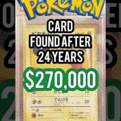 $270,000 Spent For A 24 Year Old Pokemon Card?! Super Rare!
