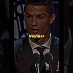 When Neymar gave Ronaldo the COLDEST Stare at 2017 Ballon’dor🥶🥶🥶 #ronaldo #neymar #football