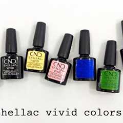 CND Shellac Vivid Collection surprised me!