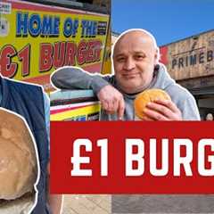 I Review The FAMOUS BLACKPOOL £1 BURGER! WHO WINS!?