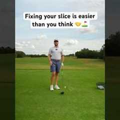Fix Your Slice EASILY With These Simple Tips 🤝⛳️