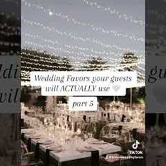 Wedding favors your guests will actually use!