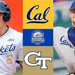 #16 Cal vs #1 Georgia Tech | Quarterfinal Round | 2025 College Baseball Highlights