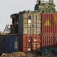 Bury shipping container underground - underground shipping container bunker