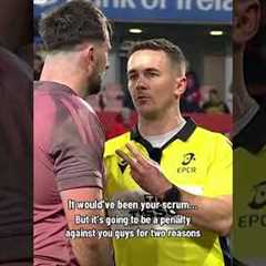 Rugby refs demand respect 🫡 #rugby