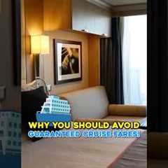 Are Cruise Guaranteed Fares a Big Mistake? #shorts