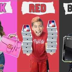 BUYING Anything In ONE COLOR For 24 Hours CHALLENGE! | The Royalty Family