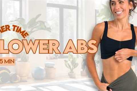 5 Min Lower Abs Pilates Workout at Home | No Equipment, Deep Core Burn