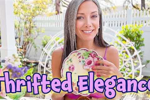 Spring Home Decor - Goodwill Shopping and Decorating on a Budget - Thrift Haul