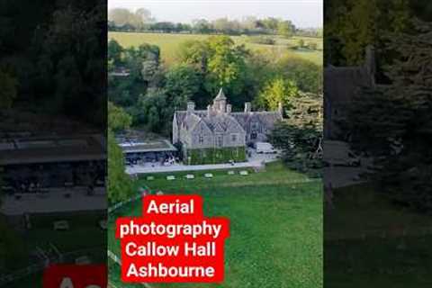 Aerial photography using DJI neo drone Callow Hall Ashbourne Derbyshire from Above #callowhall