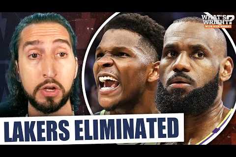 Lakers Eliminated: LeBron James &amp; LA knocked out by Anthony Edwards &amp; Wolves in Game 5 |..