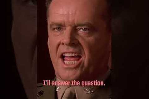 You Can't Handle The Truth - A Few Good Men (Tom Cruise, Jack Nicholson #movie #shorts)