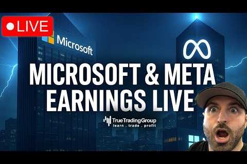 MSFT &amp; META Earnings Live Coverage During Today's Stock Market Rally &amp; How To Make Money..
