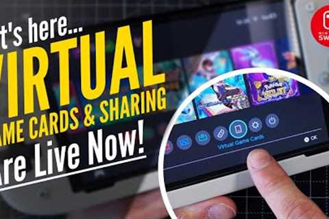 NEW Switch Update Virtual Game Cards &amp; GAMESHARE Are LIVE! - Update 20.0.0 Overview