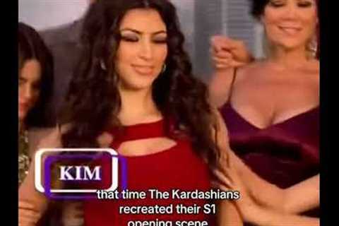 When the Kardashians recreated their season 1 opening scene #shorts #kardashians #kuwtk #celebrities
