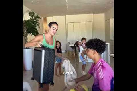 Ronaldo Jr vs Ronaldo Birthday Gifts 🎁💸 #shorts #viral #funny #trending