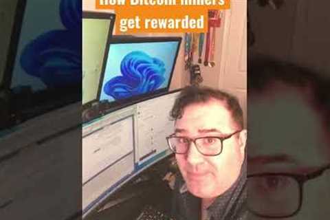 How Bitcoin miners get rewarded for solving a block.