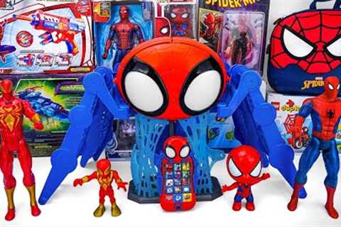 Marvel Spiderman Collection Unboxing Review | Web-Quarters Playset &amp; Mega Mighties Spider-Man | ..