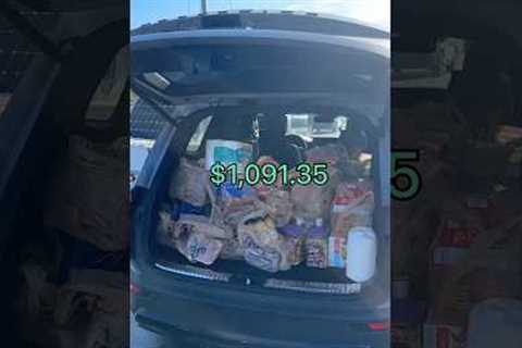 Let’s go get our monthly $1,000 worth of grocery!