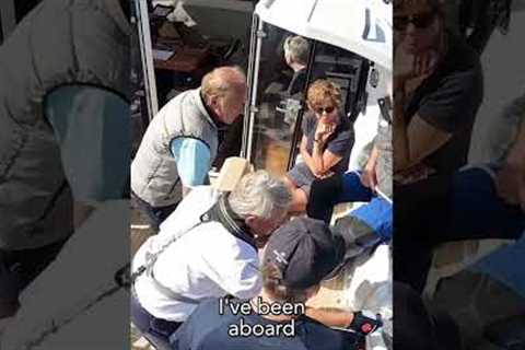 'Last night we had 17 people sat around this cockpit!' #yacht #sailingyacht #sailingadventures