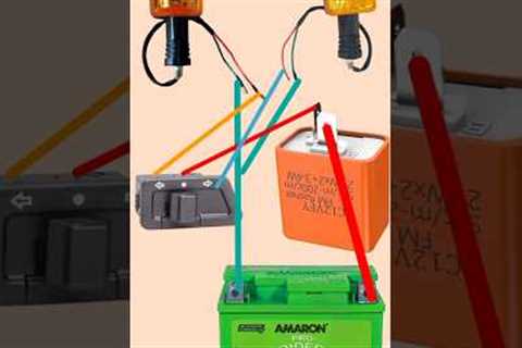 Splendor side light wiring diagram/splendor indicator wiring#shortvideo #sidelight