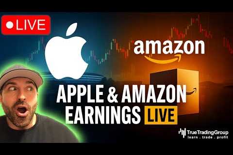 AMZN &amp; AAPL Earnings Live Coverage During Today's Stock Market Rally &amp; How To Make Money..
