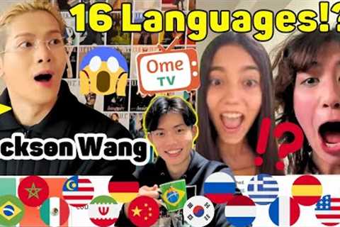Jackson Wang and Everyone Got SHOCKED by This Japanese Polyglot! @jacksonwang