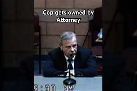 Cop gets OWNED by Attorney #attorney #lawyer #investigation