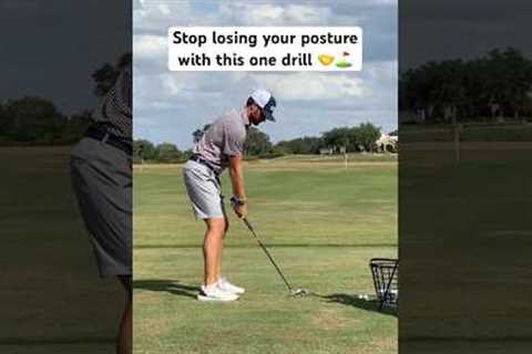 Stand Up During Your Swing? Try This Drill 🙌⛳️