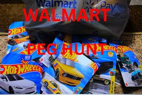 HOT WHEELS 2025 WALMART PEG HUNT OF 164 SCALE TOY CARS