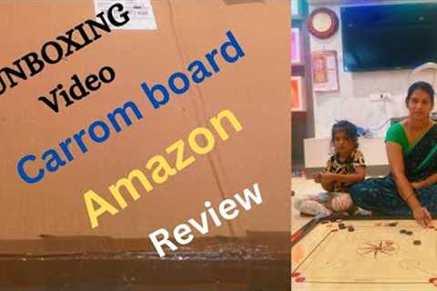 Amazon Carrom board Unboxing video ||Superb quality, and  product ||must buy ||Amazon product review