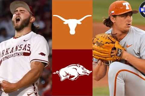 #1 Texas vs #11 Arkansas (G1) | 2025 College Baseball Highlights