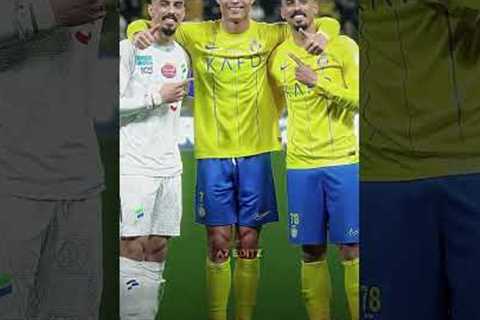 Ronaldo with Lajami Twins 😎🤪 #football #soccer #edit #neymar #twins #funny #sadiomane #moments