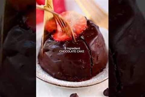 EASIEST healthy chocolate mug cake, no flour! #healthyrecipes #chocolatecake