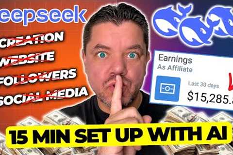How I Made $1,739 in Passive Income Using DeepSeek AI and Affiliate Marketing (15 Min Setup!)