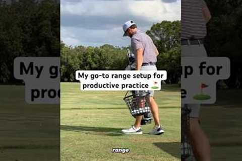What I Always Bring to the Range - Simple But Effective 🤝⛳️